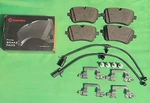 Brembo Rear Brake Pads And Sensors For 2020-2025 Audi SQ7 SQ8. Fixed Price $159.99.