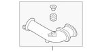 Genuine Mazda Engine Air Intake Hose LFG1-13-200B. Fixed Price $133.41.