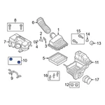 Ford F-150 2010-2014 BC3Z9P686B Engine Air Intake Resonator Insulator. Fixed Price $16.90.