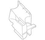 Genuine Volkswagen Intake Duct 7P6-117-336-A. Fixed Price $65.48.