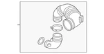 Genuine Audi Engine Air Intake Hose 5Q0-129-654-AG. Fixed Price $150.93.