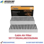 Premium Cabin Air Filter Element For Jeep Wrangler 2012-2018 Jk V6 3.6L. Fixed Price $6.96.