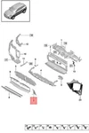 Genuine Porsche Macan Air Guide Left Black 95B121673C1E0. Fixed Price $44.22.