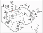 Genuine Mercedes A209 C209 CL203 S203 W203 C-class Hose 2038300796. Fixed Price $53.74.