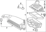 Genuine Bmw Air Cleaner Assembly 13-71-8-489-433. Fixed Price $293.43.