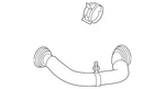 Genuine Volkswagen Inlet Hose 04E-131-149-G. Fixed Price $79.45.