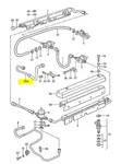 Porsche Fuel Line Return Regulator Cooler 928-110-359-10 Rebuilt No Core. Fixed Price $89.95.