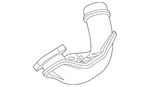 Genuine Mazda Pipe Air Intake SH01-13-33XF. Fixed Price $257.88.