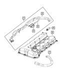 Genuine Mopar Make Up Air Hose 68285606AA. Fixed Price $21.97.