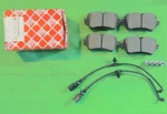 Febi Rear Brake Pads And Sensors For 2017-2020 Audi Q7 Q8. Fixed Price $109.99.