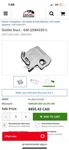 Outlet Duct Gm (25842351) 2007-2010. Fixed Price $431.75.