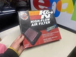 05-09 Ford Mustang V6 And Gt K+n Air Filter 33-2298. Fixed Price $30.00.
