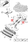 Genuine Porsche Panamera 97A 97B 97C Intake Hose 971129627A. Fixed Price $81.86.
