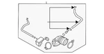 Genuine Hyundai Upper Hose & Tube 28130-AA800. Fixed Price $166.72.