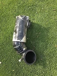 International DT466E Engine Air Intake With Compressor Tap Fits 4700 4900. Fixed Price $150.00.