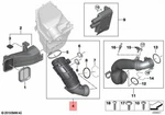 Genuine Bmw X3 X4 G01 G02 M40IX Sac Sav Filtered Air Pipe 13718694069. Fixed Price $236.42.