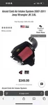 Airaid 310-208 Jeep Wrangler 07-11 Jk 3.8L. Fixed Price $350.00.