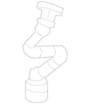 Genuine Mercedes-benz Charge Air Line 254-098-05-00. Fixed Price $65.53.