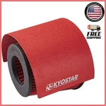 Easy-install 2.5-3.5 Inch Air Filter Heat Shield Cover Stainless Steel Red. Fixed Price $43.69.