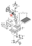 Audi Coupe Roadster Tts 8J3 8J9 Intake Air Duct 8J0129684 Original. Fixed Price $40.37.