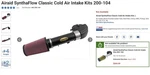 New Airaid 200104 Cold Intake Chevy Gmc 4.3 5.0 5.7 88-95. Fixed Price $300.00.