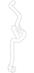 Genuine Bmw Heater Hose 64-21-6-821-651. Fixed Price $87.34.