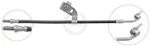 Abs Front Left N/s Brake Hose Fits Ford Escort Fiesta Orion 6483797. Fixed Price $37.25.