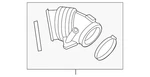 Genuine Gm Air Cleaner Outlet Duct 20885923. Fixed Price $163.53.
