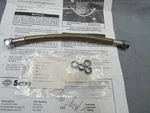 Harley-davidson Braided Fuel Line Crossover Kit Stainless Steel Touring 63698-02. Fixed Price $30.00.