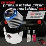 Reusable Cold Air Intake Filter And Heat Shield Kit Universal For Mini Cooper. Fixed Price $69.99.