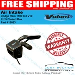 Volant 04-06 Dodge Ram 1500 8.3 V10 PRO5 Closed Box Air Intake 16083. Fixed Price $465.99.