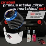 Reusable Cold Air Intake Filter And Heat Shield Kit Universal For Mini Cooper. Fixed Price $69.99.