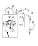 Genuine Mopar Radiator Outlet Hose 68502657AA. Fixed Price $88.39.